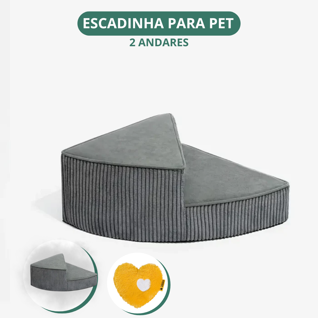 [COMPRE 1 LEVE 2] Escada Artesanal em Espiral para Pet + 2 Brindes Incríveis
