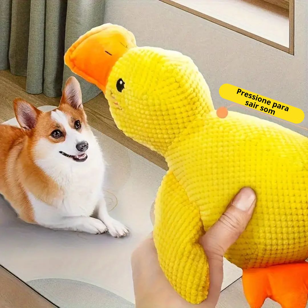 [COMPRE 1 E LEVE 2] Pelúcia Pato Amigo - A melhor companhia para o seu Pet